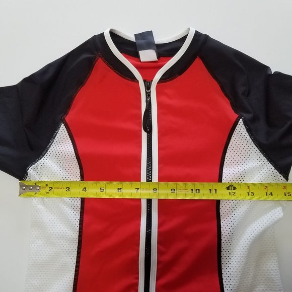 NWOT Spyder UV Protection Active Stretch Zip Up Rash Guard Swim Cover Size M - Picture 6 of 8